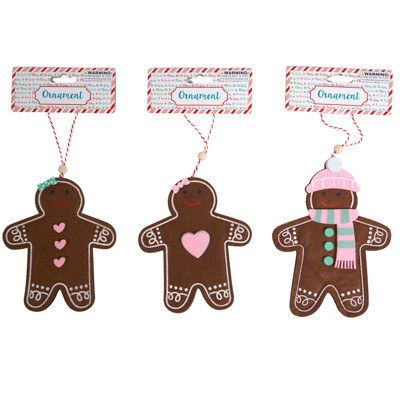 Felt Gingerbread Christmas Ornament