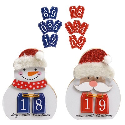 Santa or Snowman Christmas Countdown