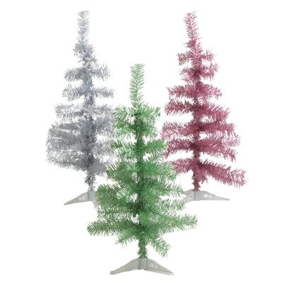 Matte Tinsel Christmas Tree - 24 in