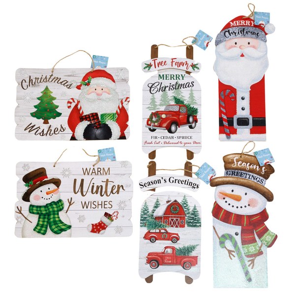 Traditional Christmas Wall Plaque