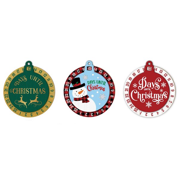 Christmas Countdown Wall Plaque