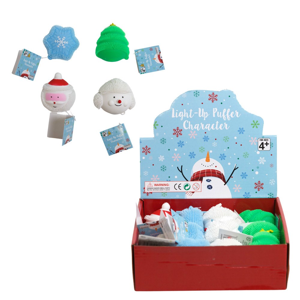 Light-Up Christmas Puffer Character