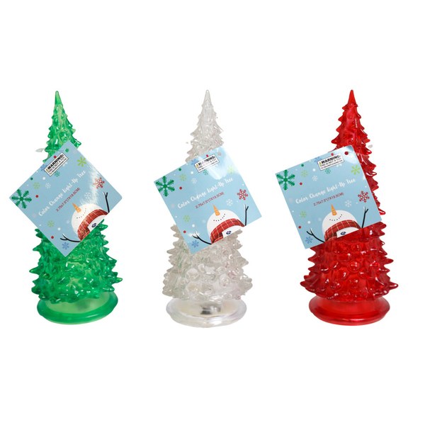 Colour-Changing Light-Up Christmas Tree - 7.5 in