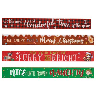 Christmas Saying Tabletop Decoration - 18 in