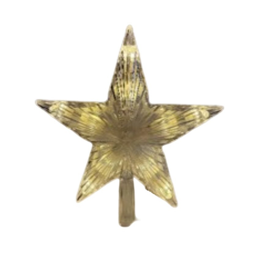 Santas Forest Warm White Star Tree Topper, 8.66 in