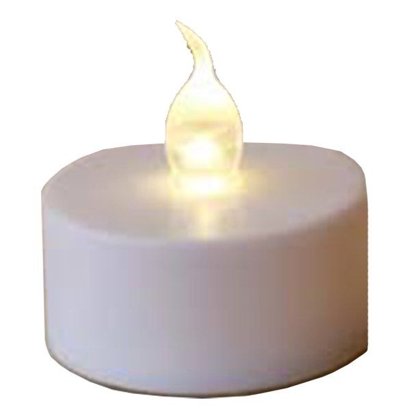 Hometown Holidays LED Tea Lights, Clear