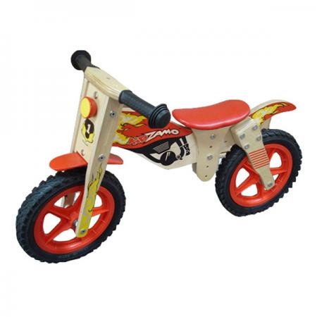 Bike * 12" Push Kz Moto Wooden