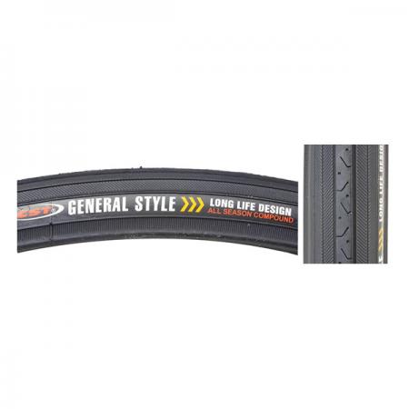 Tire 27 X1- 1/4" Hp Blk/blk Road