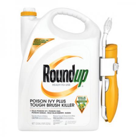 Roundup 5203910 Poison Ivy and Tough Brush Killer with Comfort Wand, Liquid,