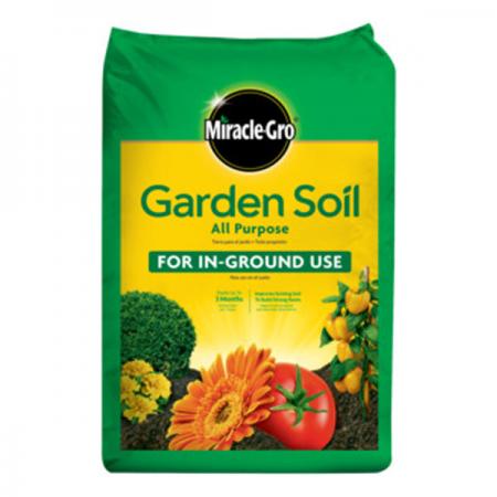 Miracle-Gro 75052430 All-Purpose Garden Soil, Solid Grain, 2 cu-ft Bag