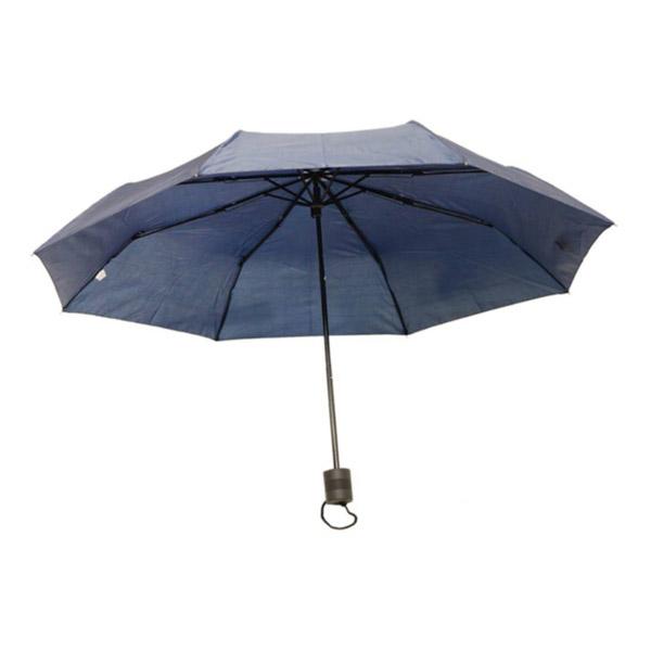 Umbrella 3 Fold 42" Navy Blue