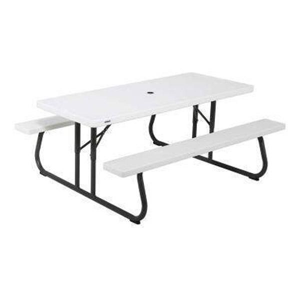 Table Folding Picnic Granite 6'