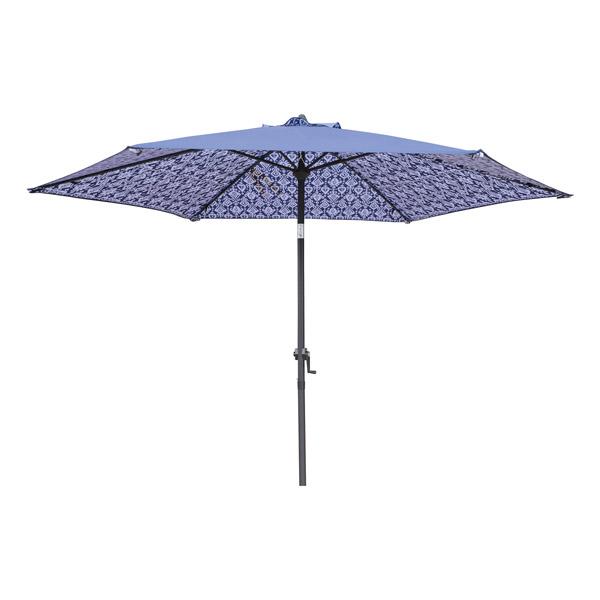 Umbrella * Stl Dbl Prnt Blu&wht