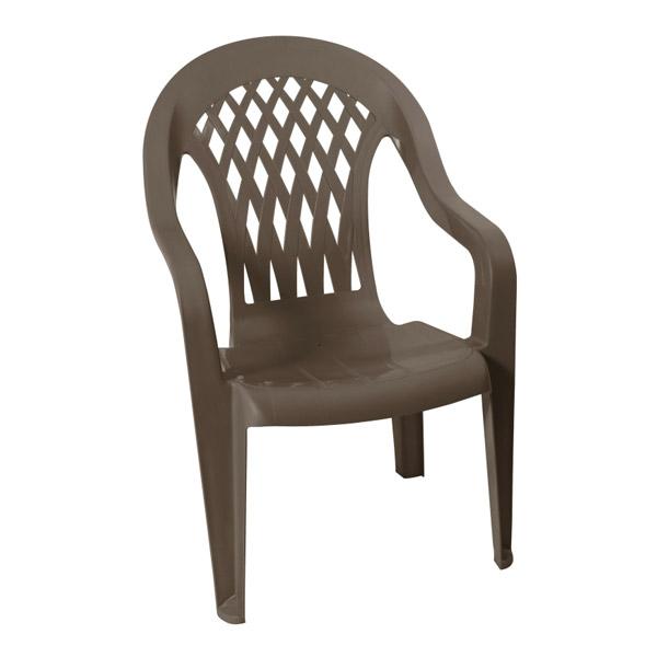 Chair High Back Woodland Brown
