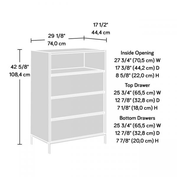 3-Drawer Chest