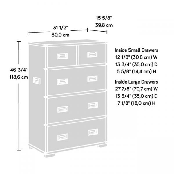 5-Drawer Chest