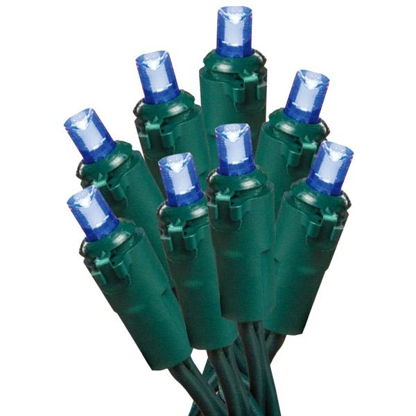 Xmas Light 70 Led Blue 18'