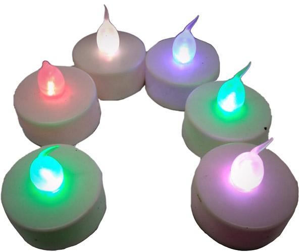 Tea Light Color Changing 6pk