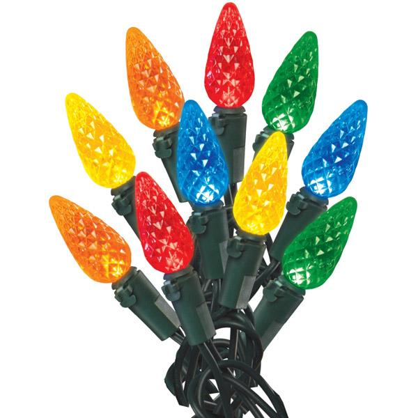 Xmas Light 60 Led C6 Multi 15'