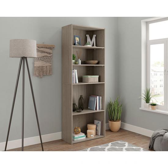 Tall 5-Shelf Bookcase