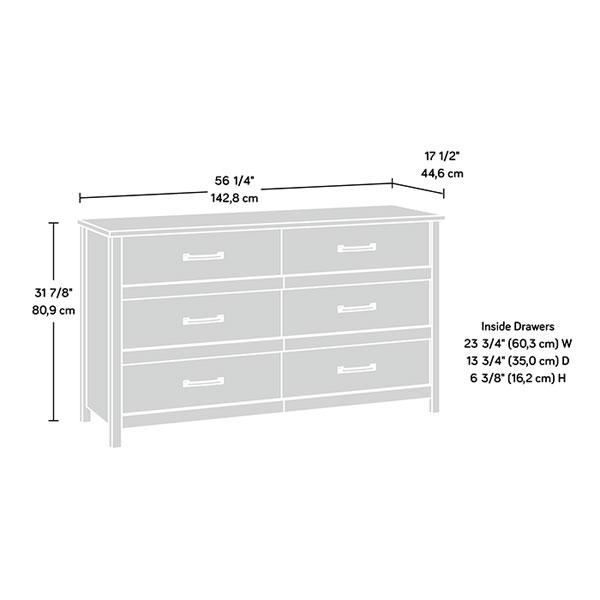 Sauder Cannery Bridge Dresser - Lintel Oak